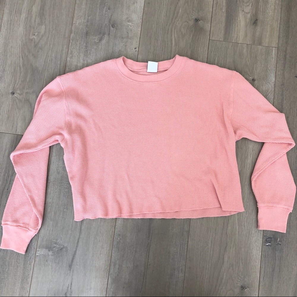 TNA - Aritzia Waffle Long Sleeve Tee